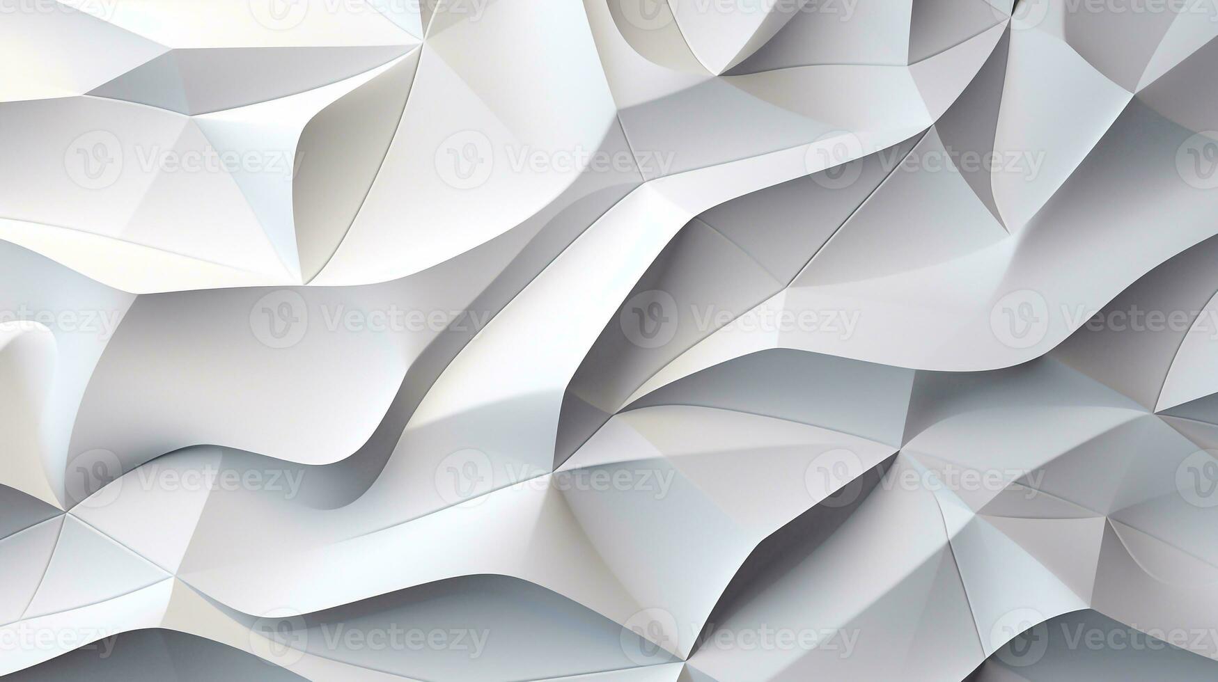Abstract Tranquility Merging White and Gentle Grey Poetry Generative AI photo