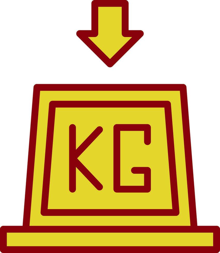 Weight Vector Icon Design