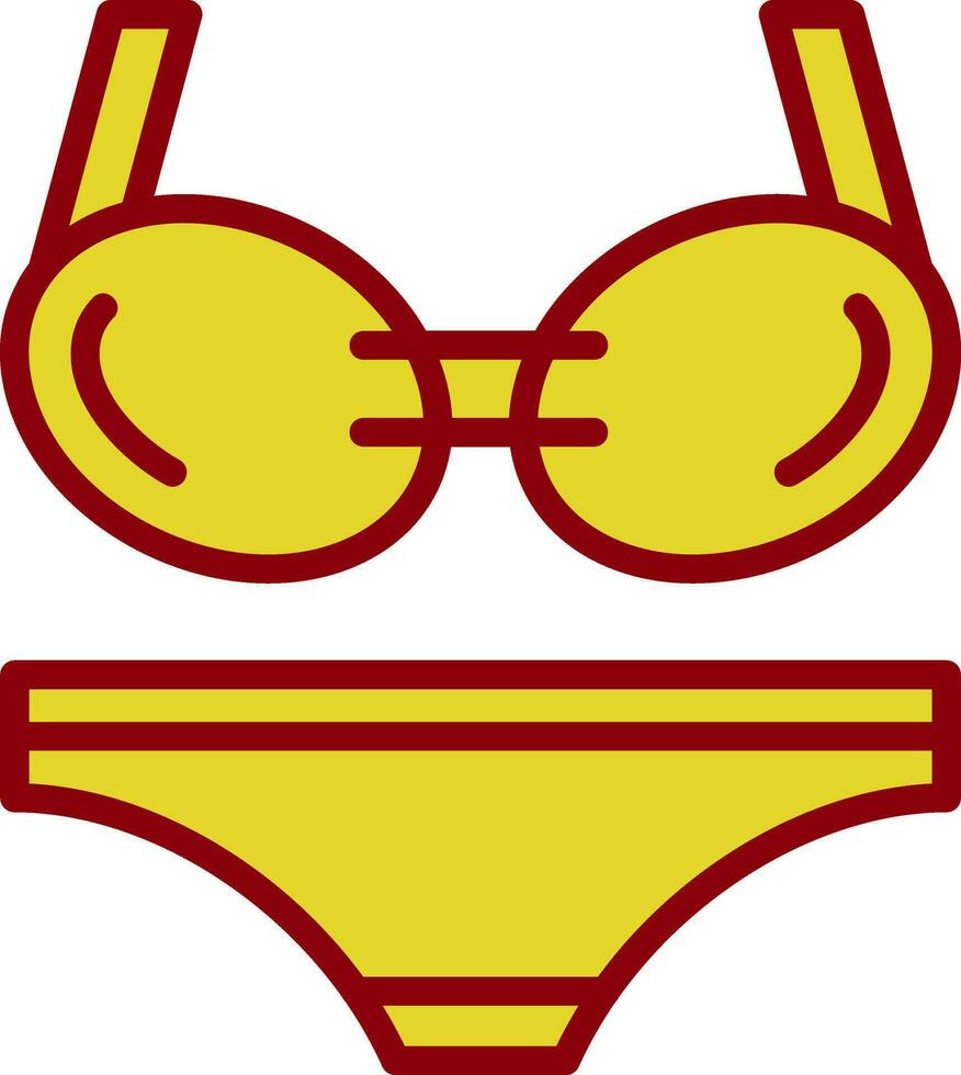 Bikini Vector Icon Design
