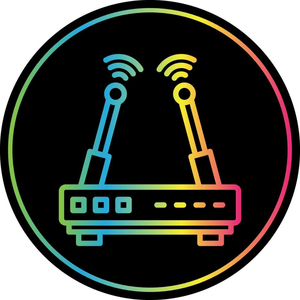 Wifi Router Vector Icon Design