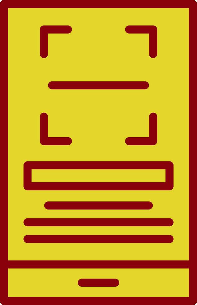 Qr Scan Vector Icon Design