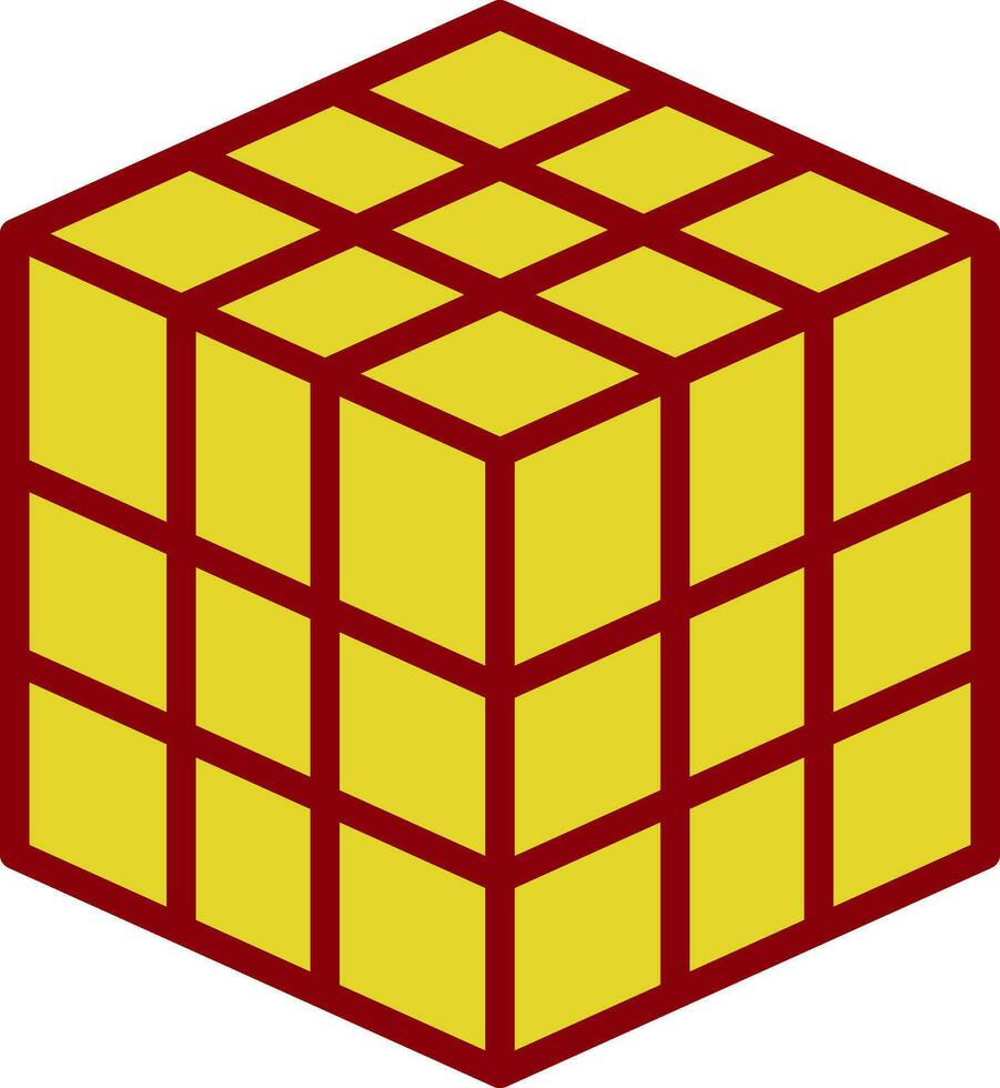 rubik vector icono diseño