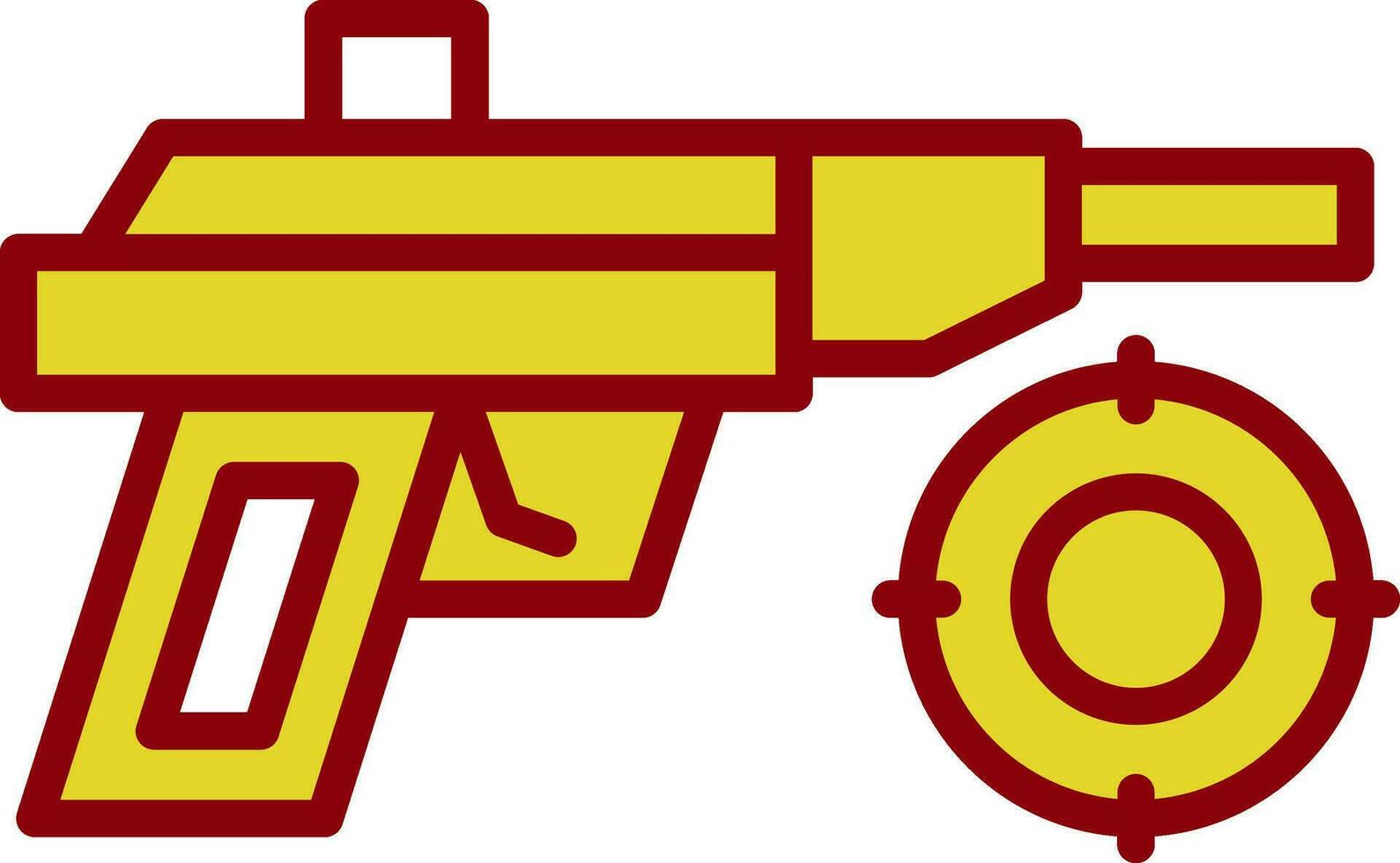 Laser Gun Vector Icon Design