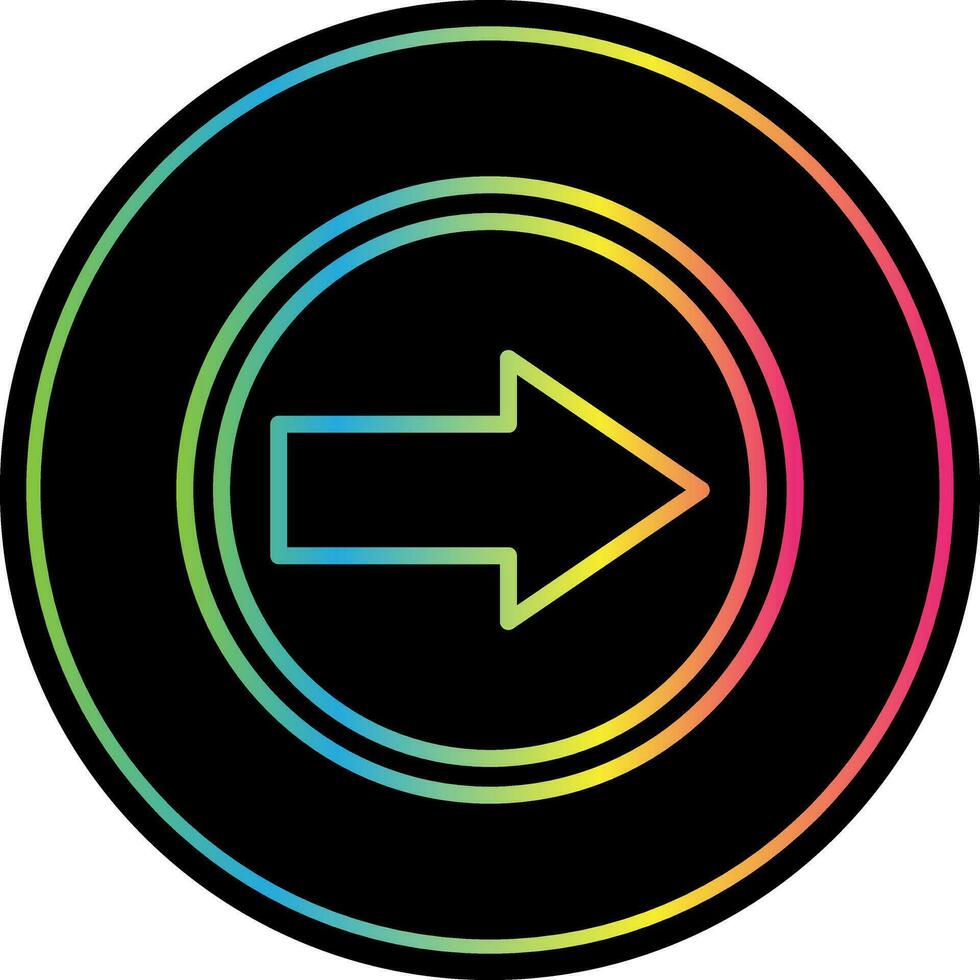 Right Arrow Vector Icon Design