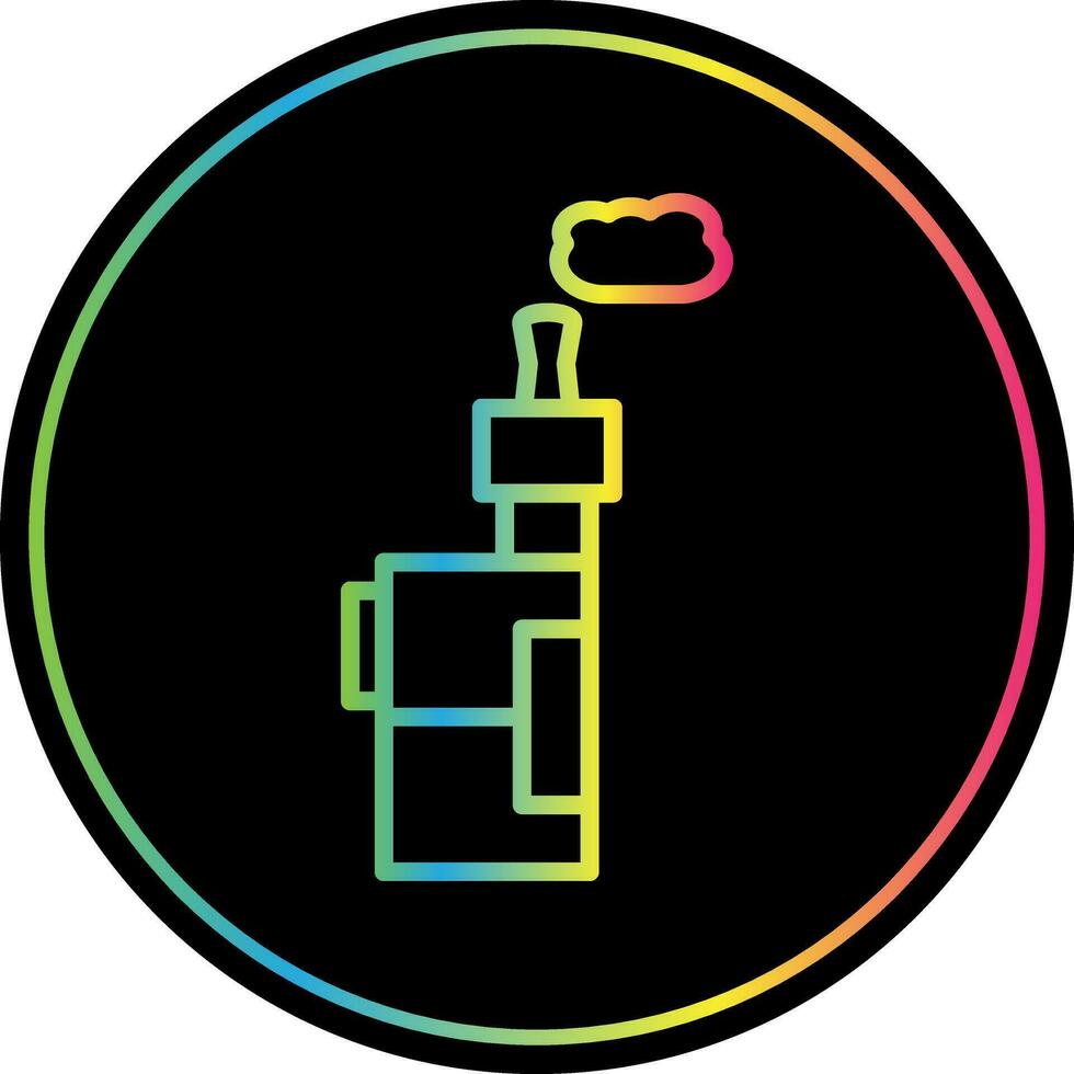 Electronic Cigarette Vector Icon Design