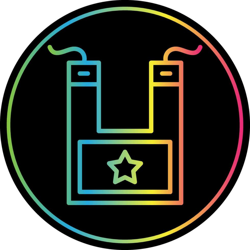 Baby Bib Vector Icon Design
