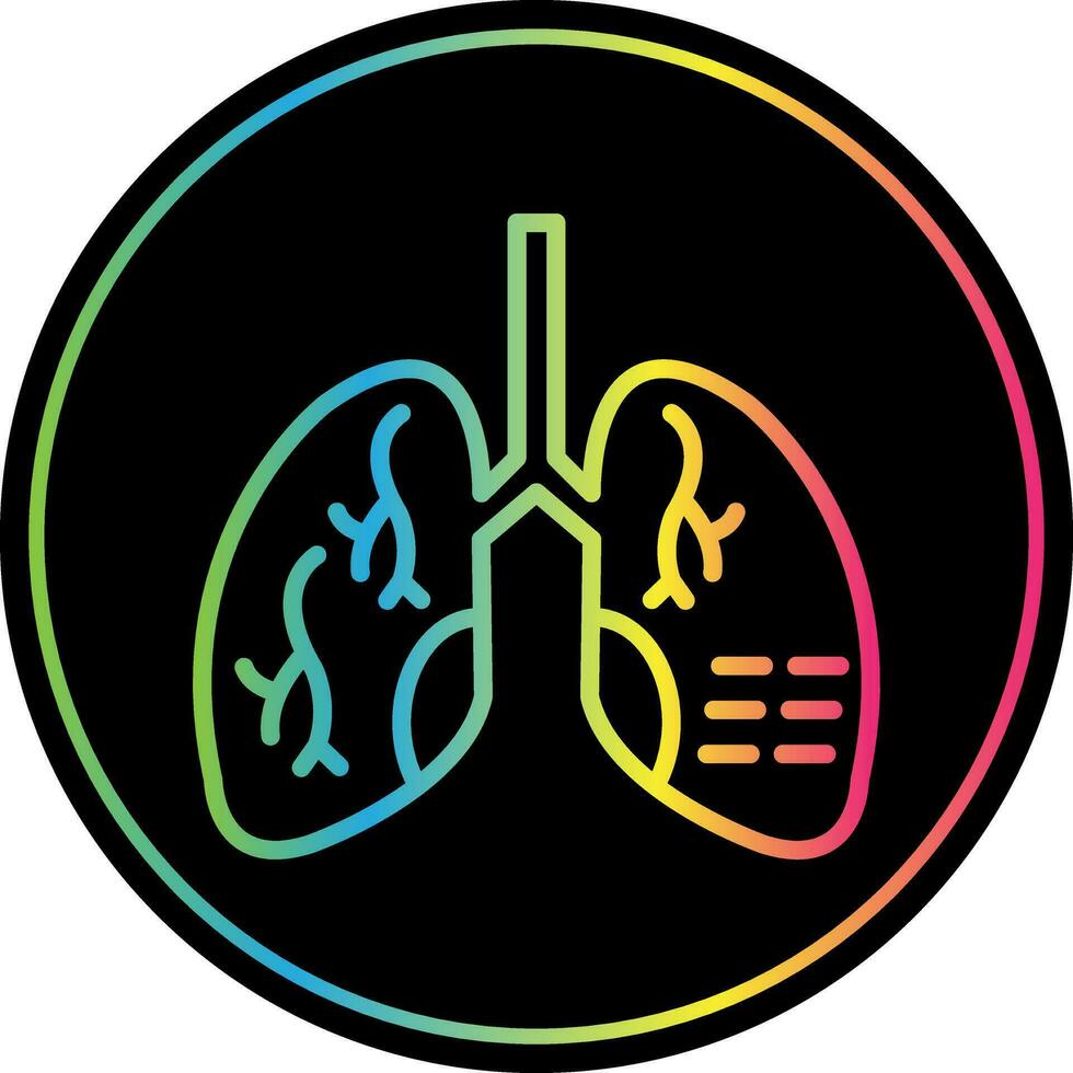 Lung Diseases Vector Icon Design