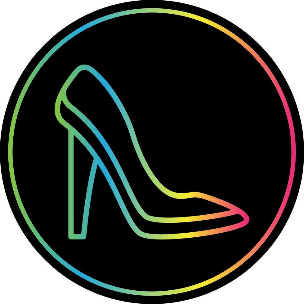 diseño de icono de vector de tacones altos