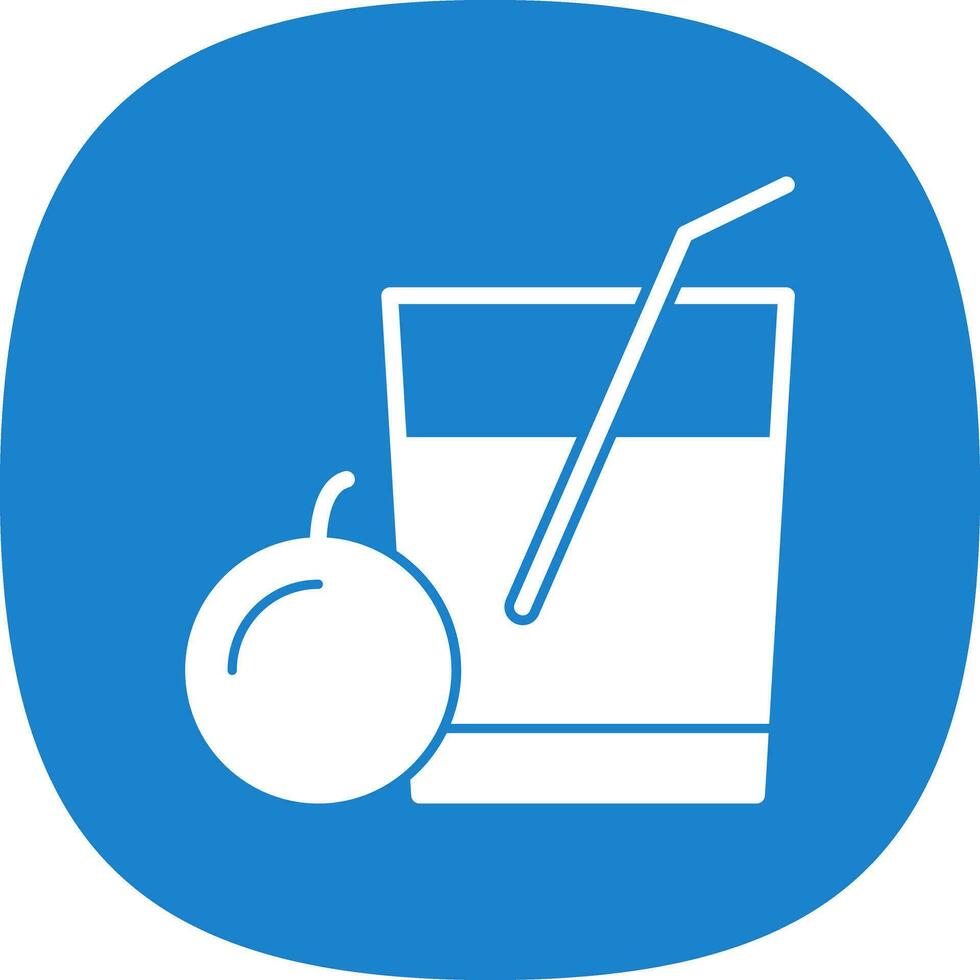 Lemon Juice Vector Icon Design