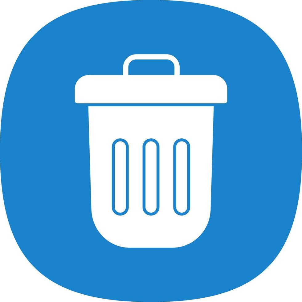 Dustbin Vector Icon Design