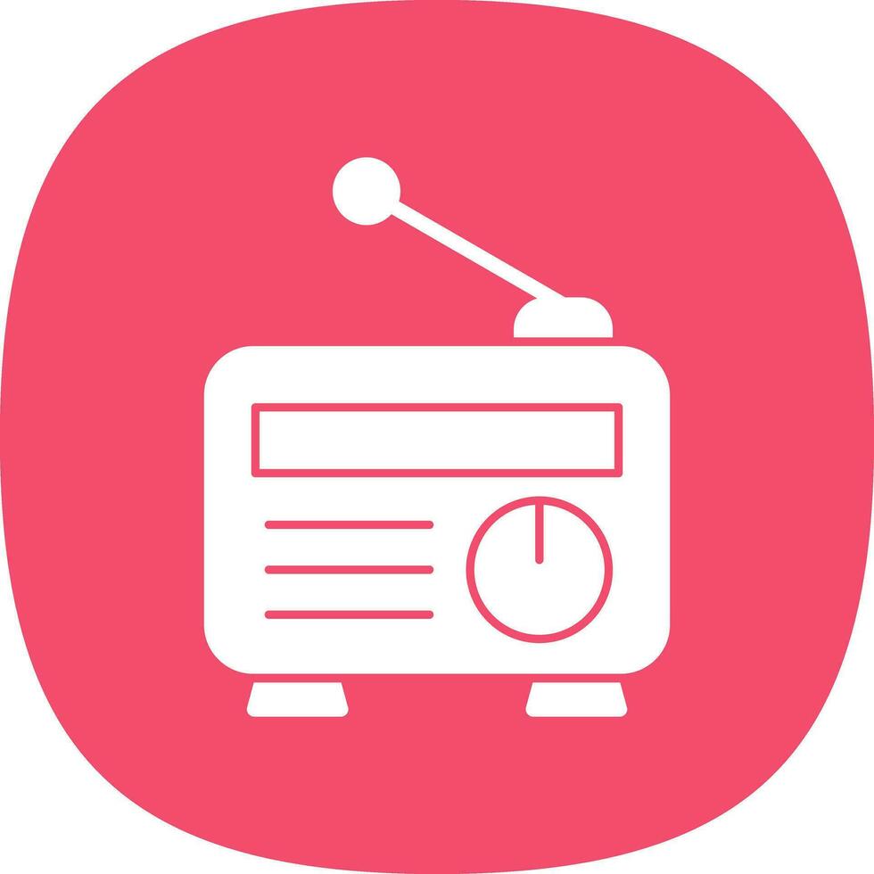 diseño de icono de vector de radio