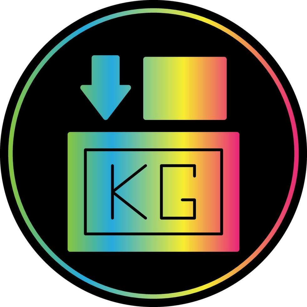 Weight Vector Icon Design
