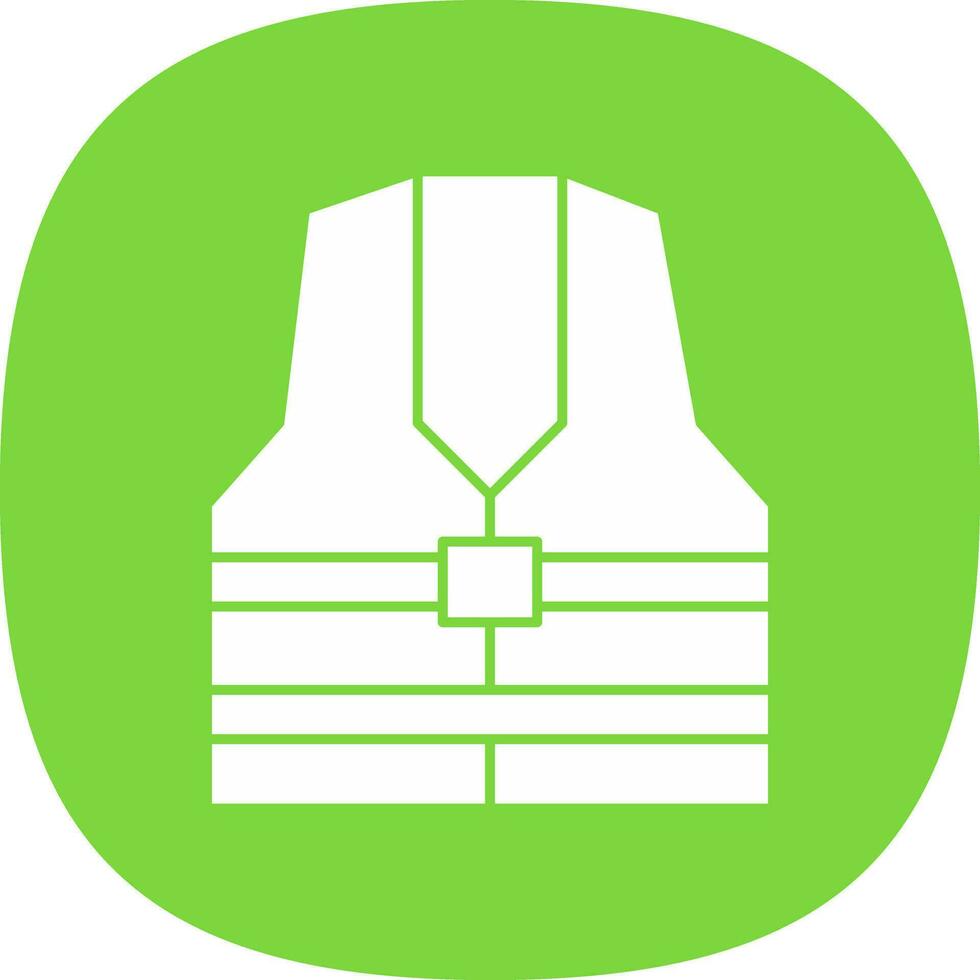 Life Jacket Vector Icon Design