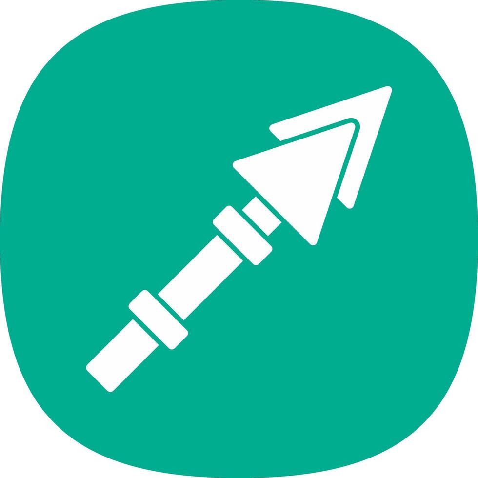 Lance Vector Icon Design