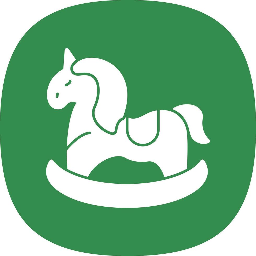 Horse Toy Vector Icon Design