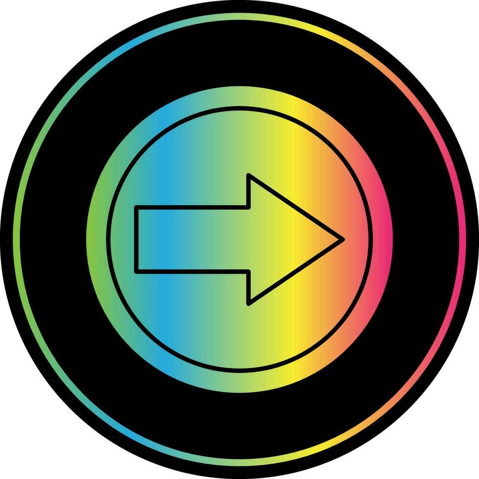 Right Arrow Vector Icon Design