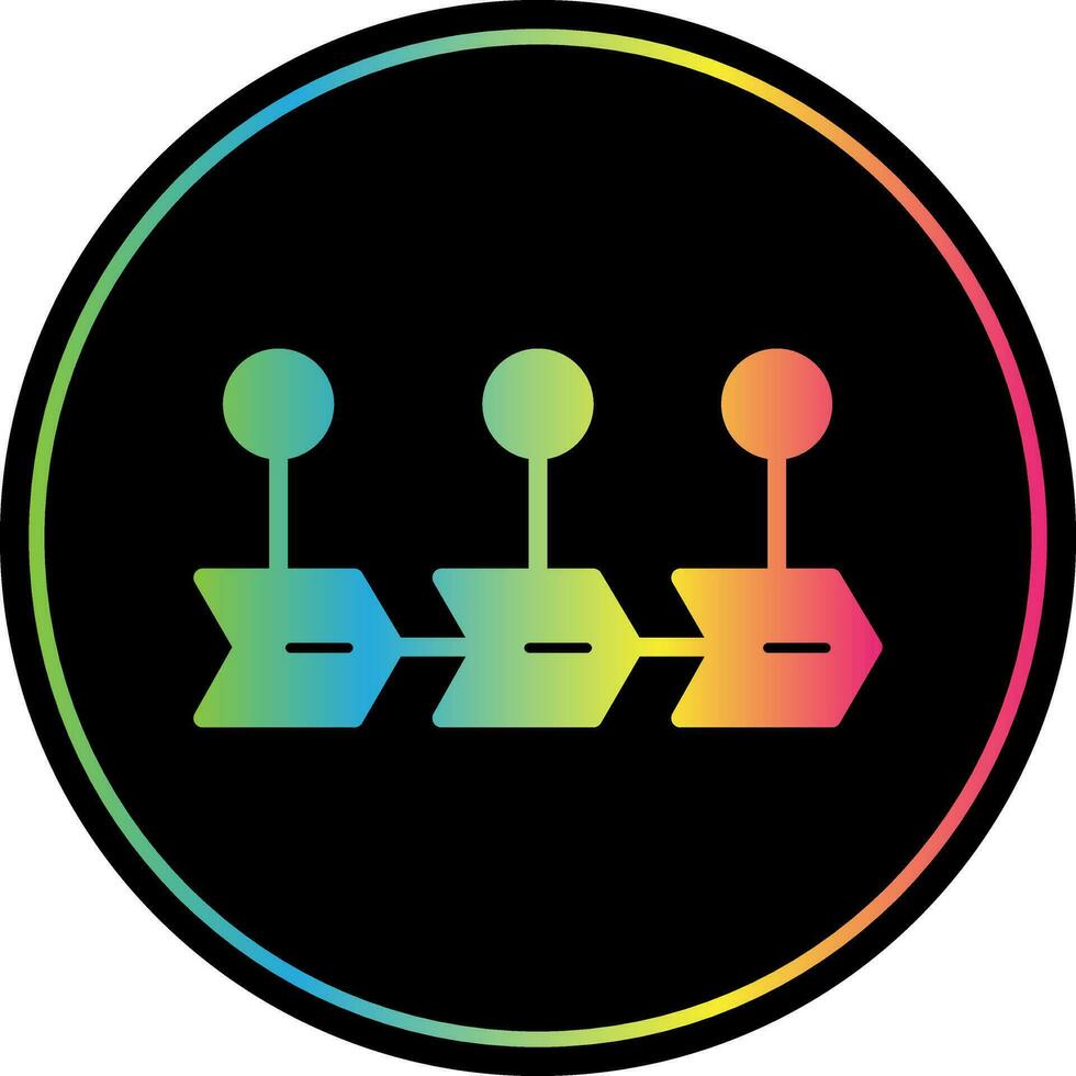 Value Chain Vector Icon Design