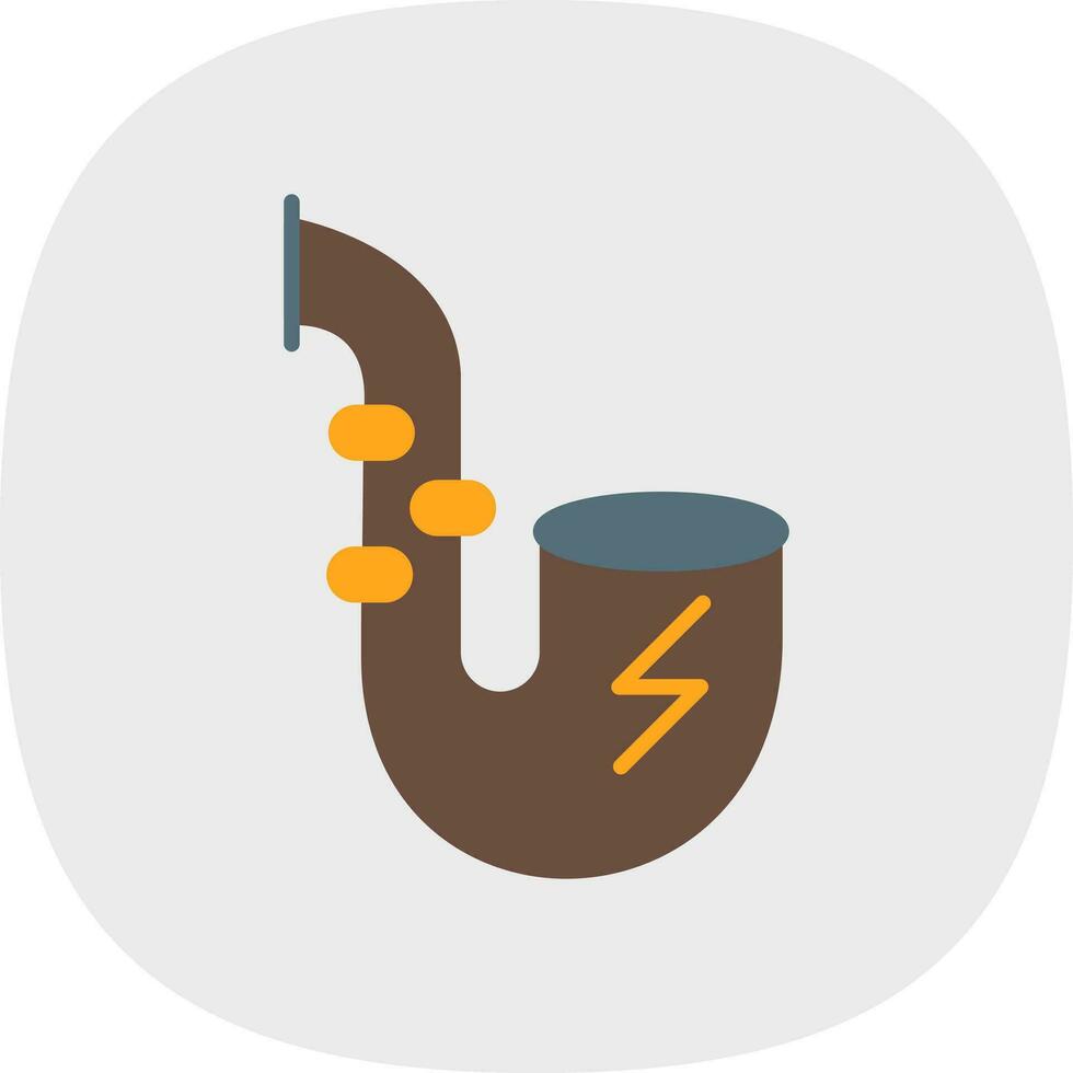 Electronic Pipe Vector Icon Design