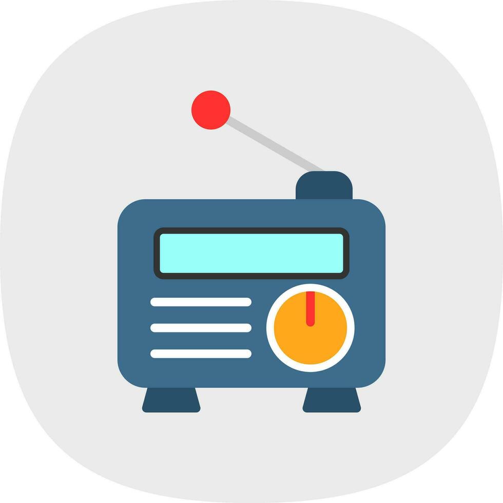 diseño de icono de vector de radio