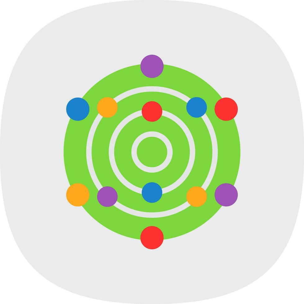 Solar System Vector Icon Design