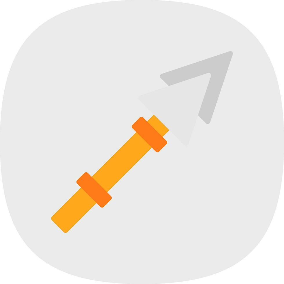 Lance Vector Icon Design