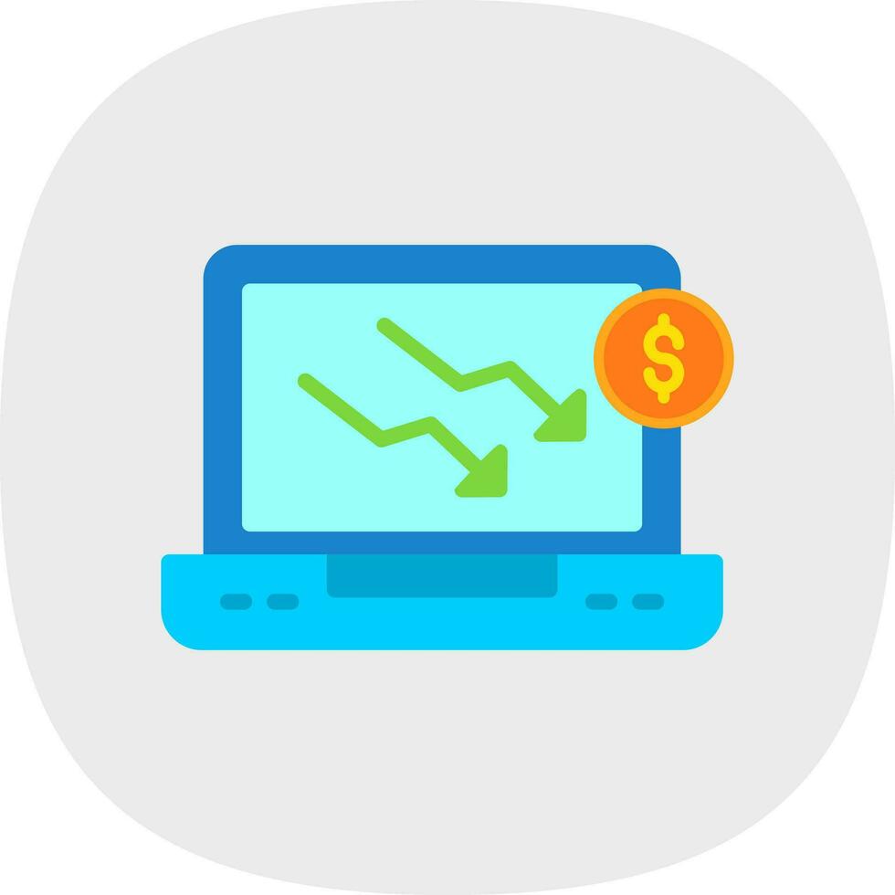 Decrease Vector Icon Design