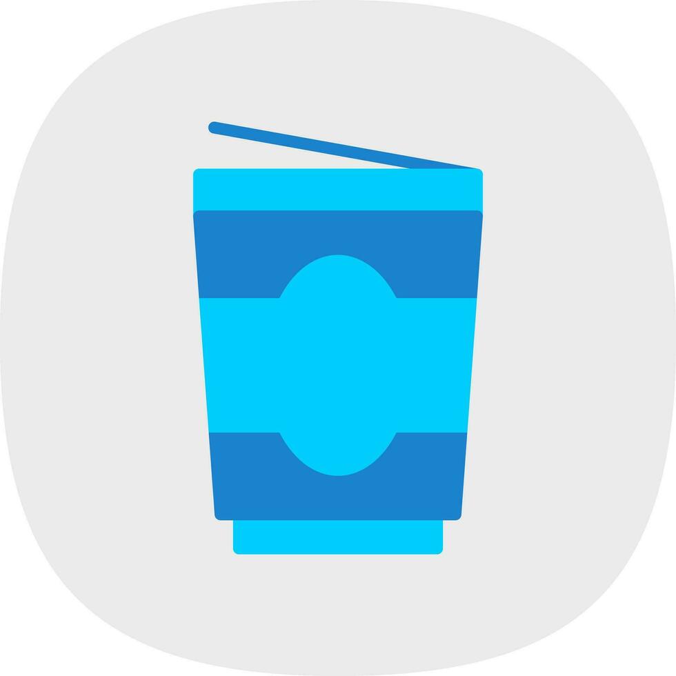 Yogurt Vector Icon Design