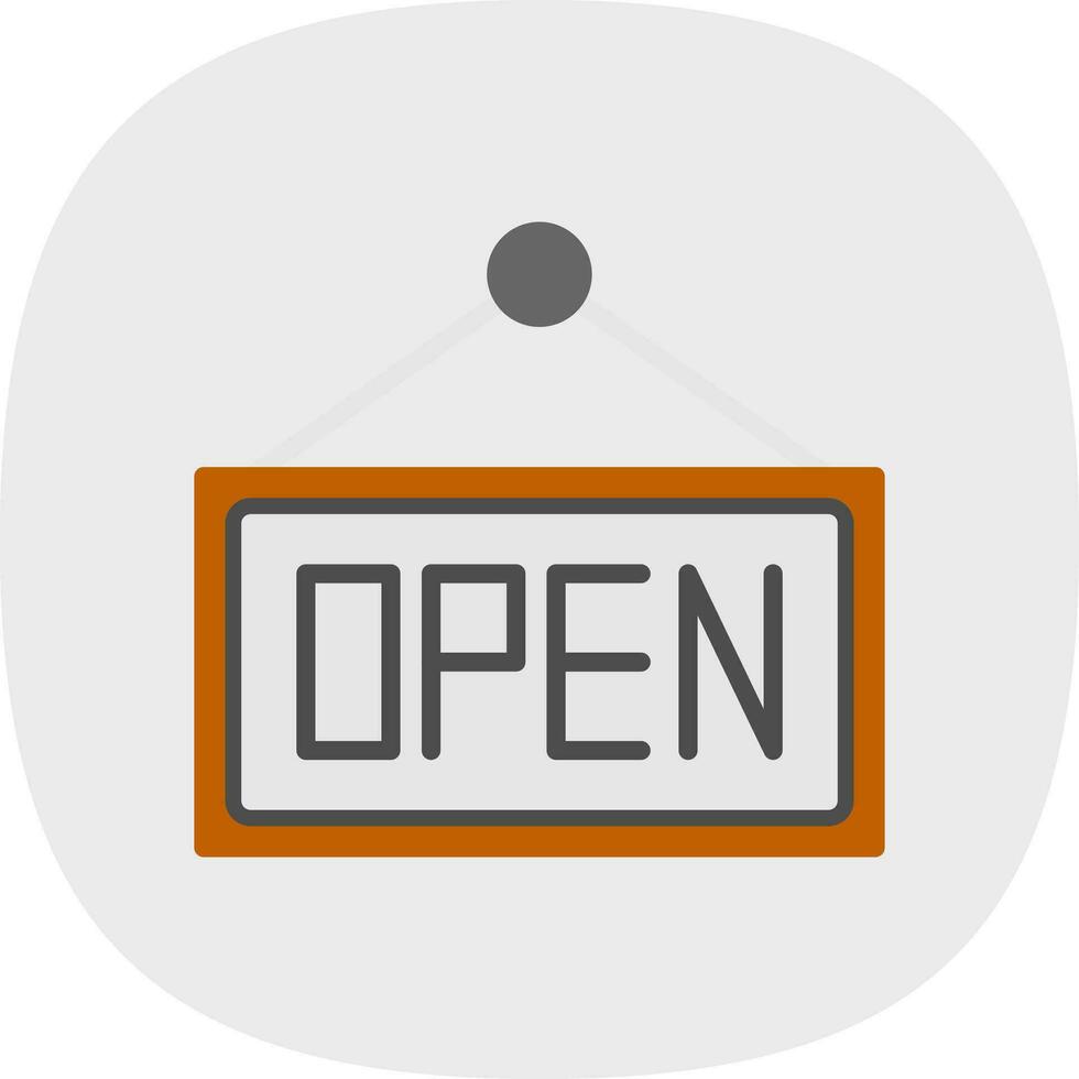 Open Tag Vector Icon Design
