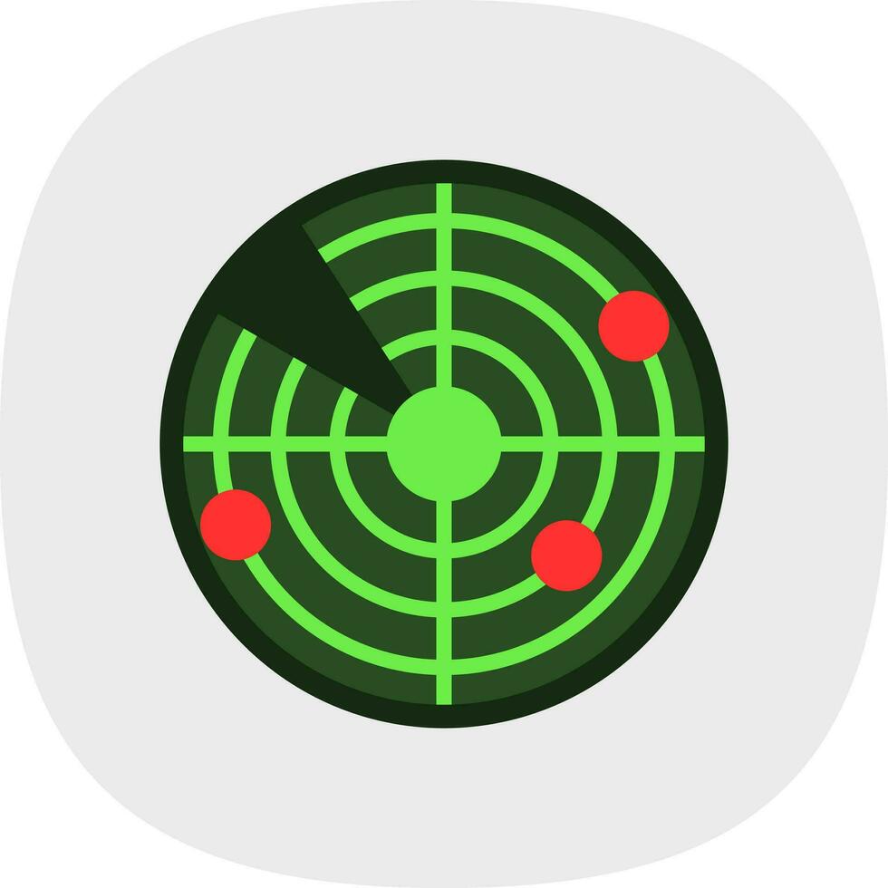 Radar Vector Icon Design