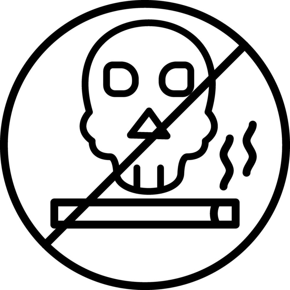 Smoking Kills Vector Icon Design
