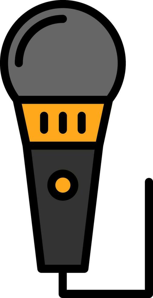 Mic Vector Icon Design