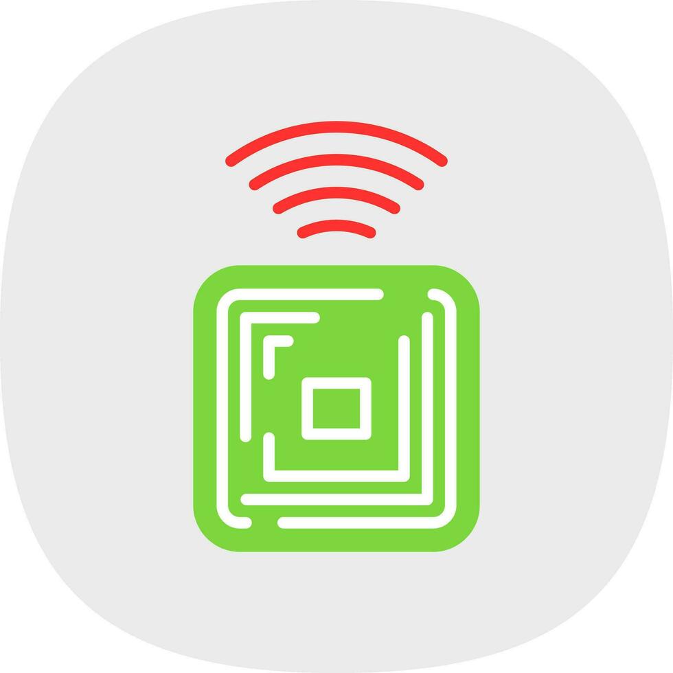 Rfid Chip Vector Icon Design