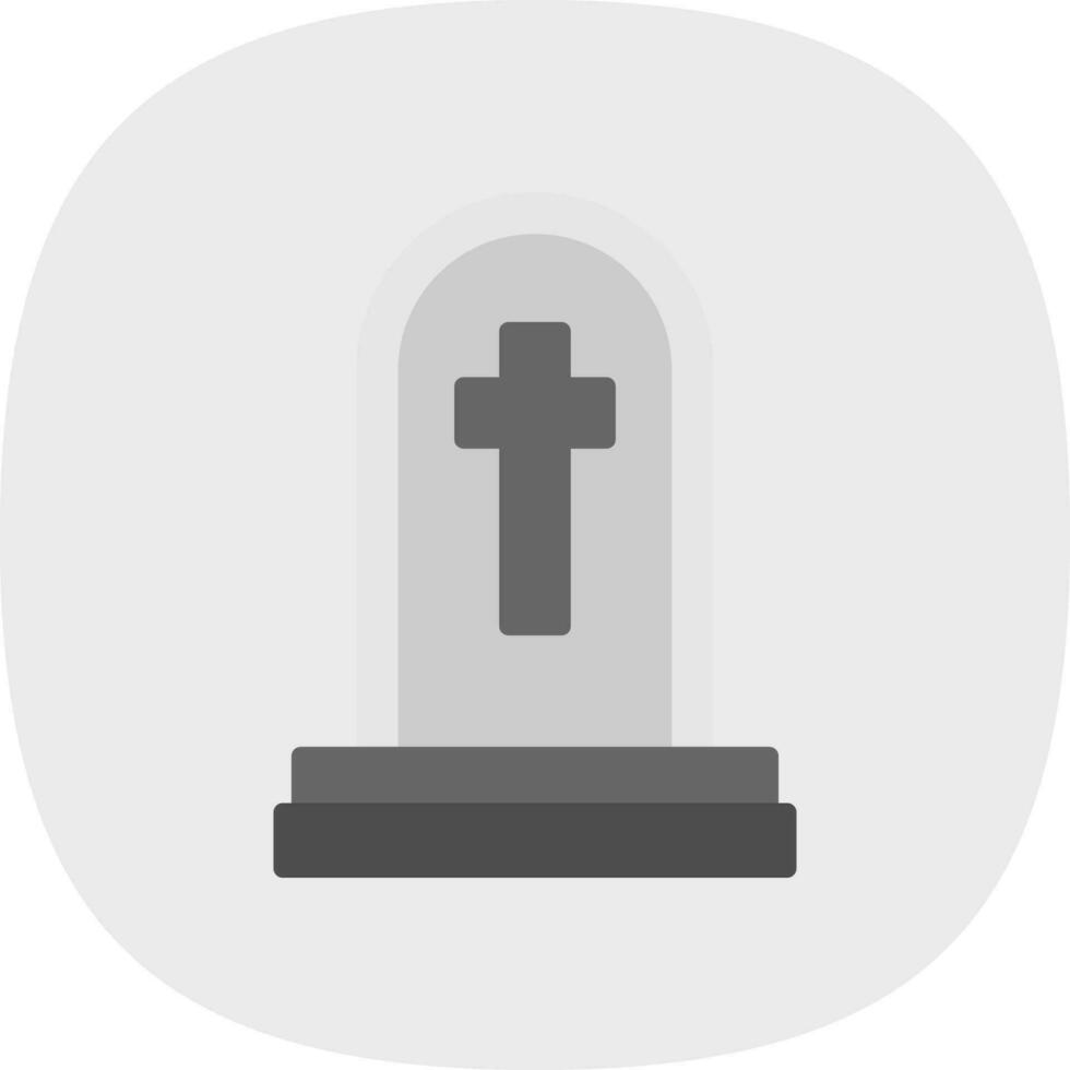 Tomb Vector Icon Design