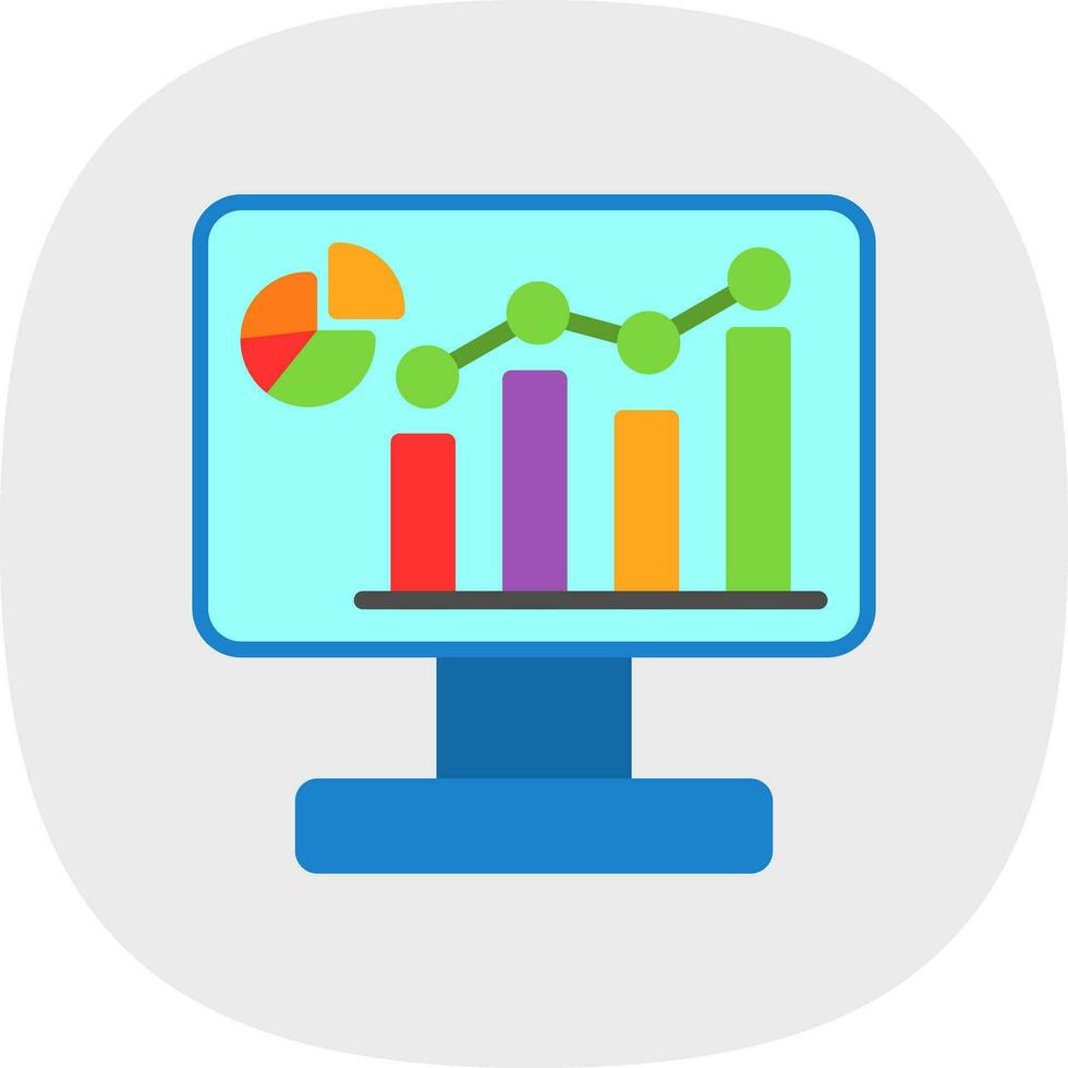 Analytics Vector Icon Design