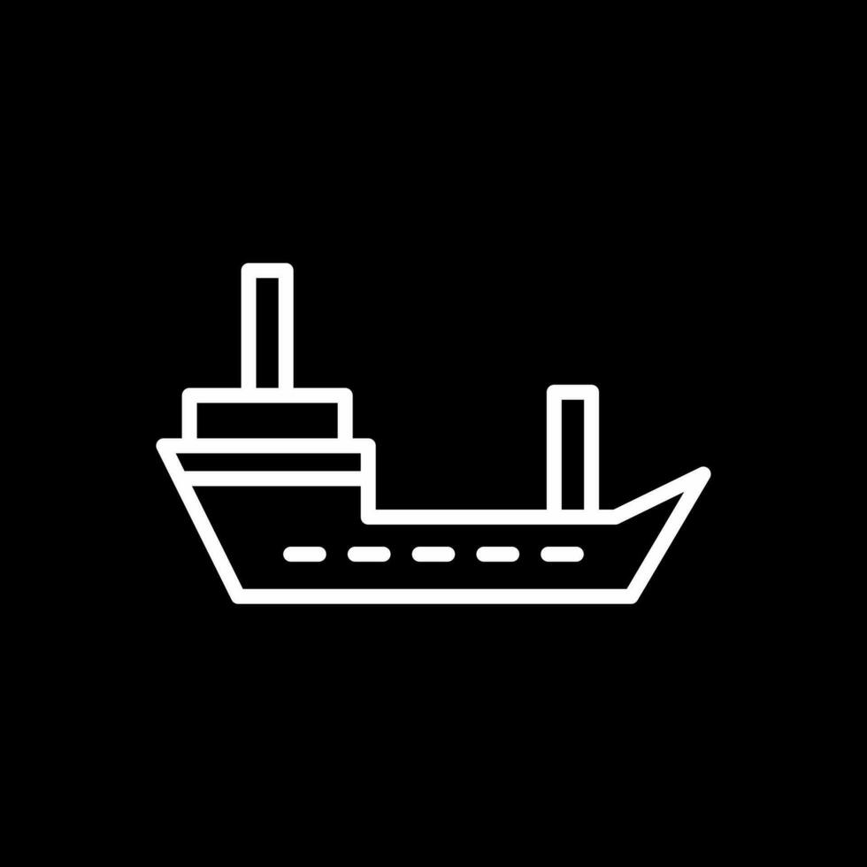 diseño de icono de vector de barco