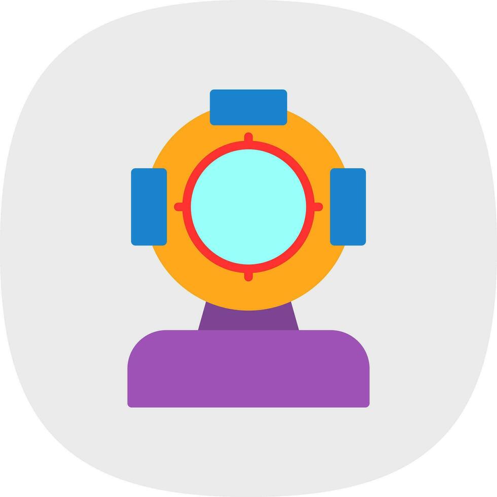 Helmet Vector Icon Design