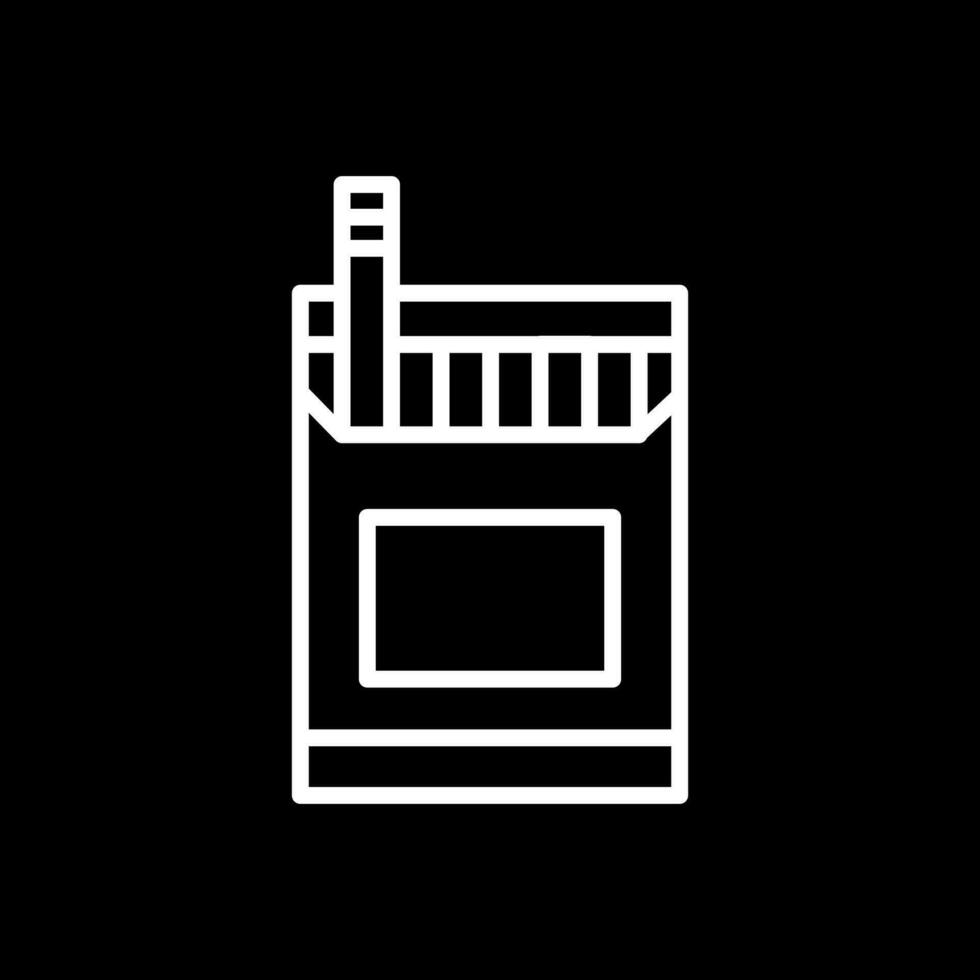 Cigarette Pack Vector Icon Design