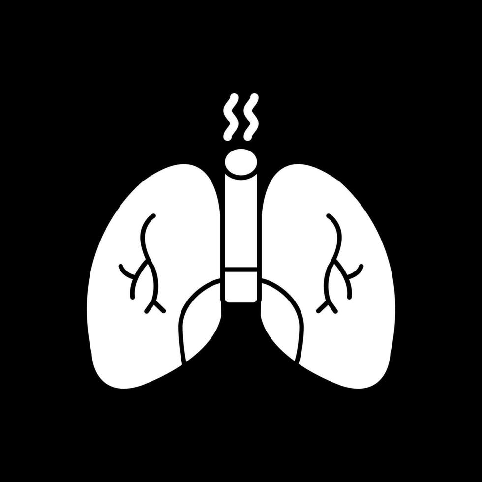 Lungs Vector Icon Design