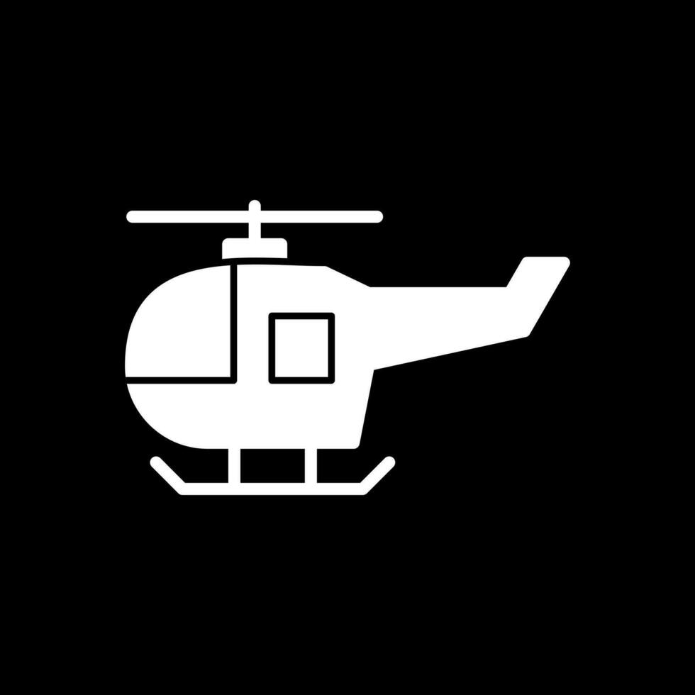 diseño de icono de vector de helicóptero