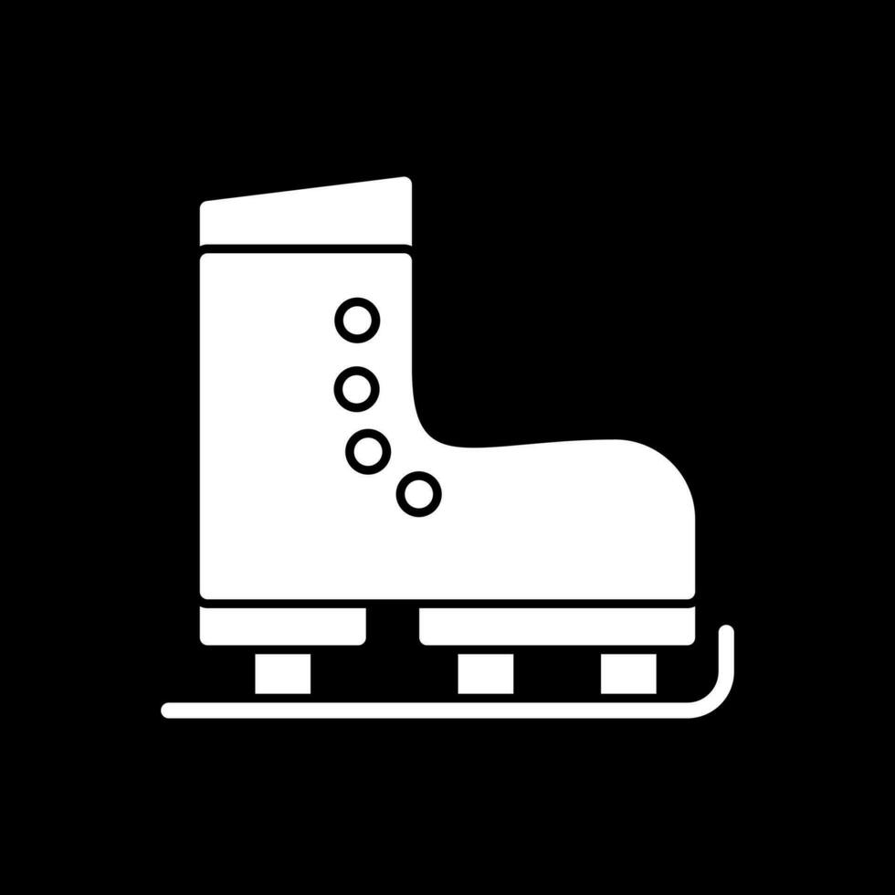 Ice Skate Vector Icon Design