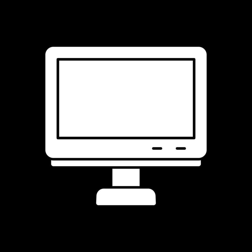 diseño de icono de vector de monitor