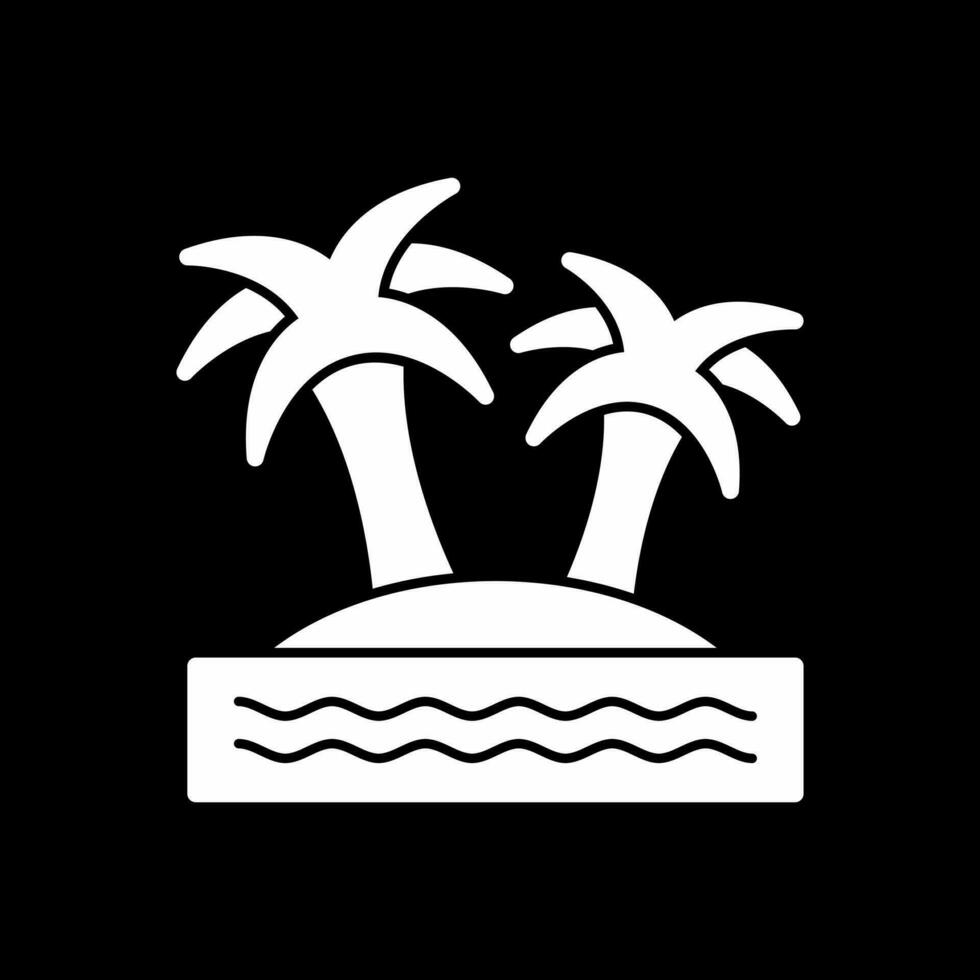 Island Vector Icon Design