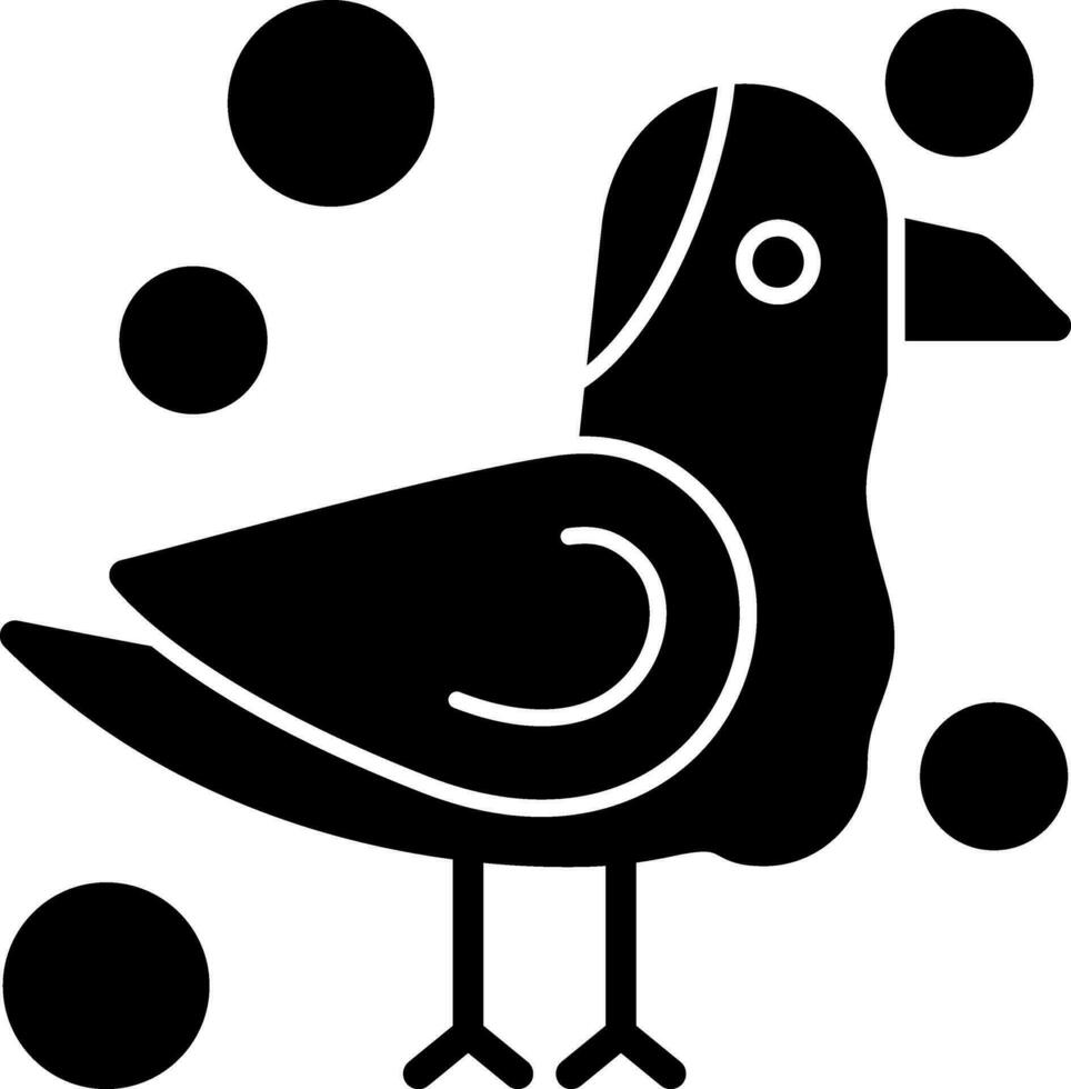 diseño de icono de vector de gaviota