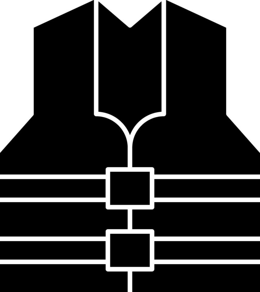 Life Jacket Vector Icon Design