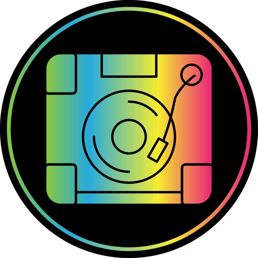 Turntable Vector Icon Design