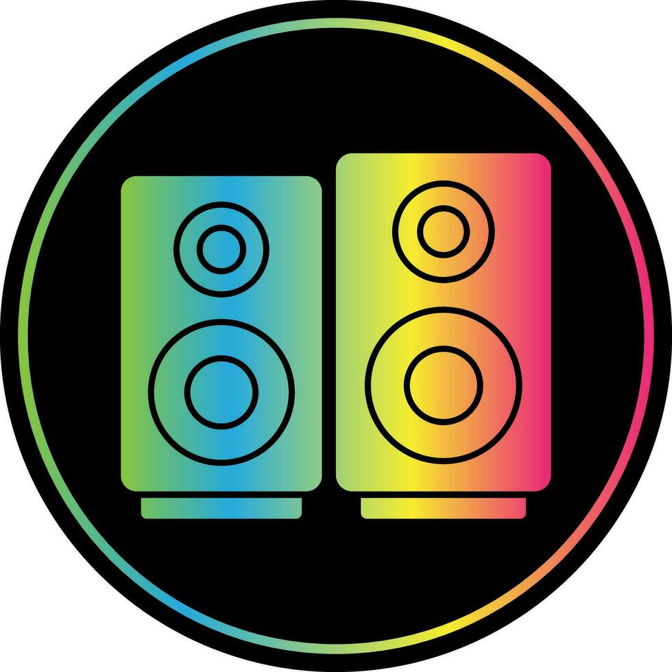 diseño de icono de vector de altavoz