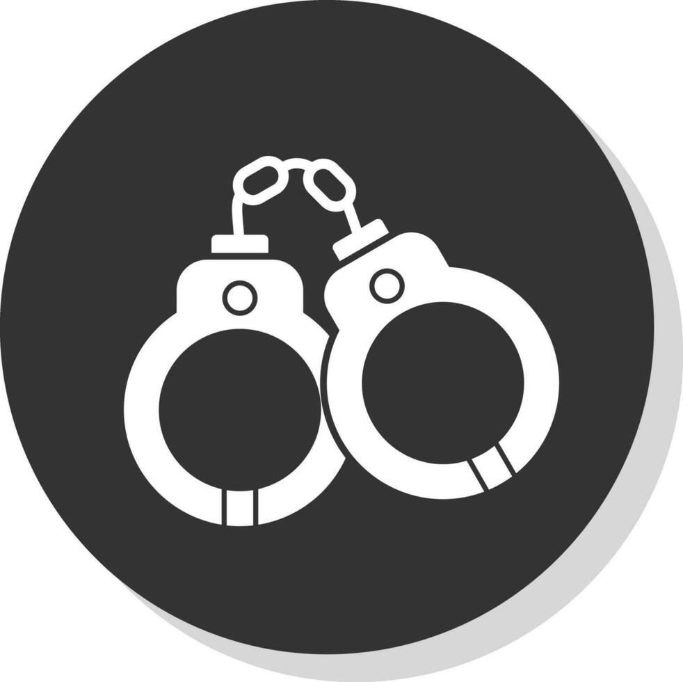 Handcuffs Vector Icon Design