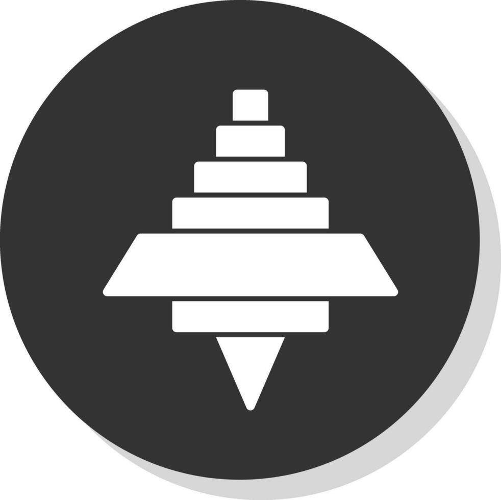 Spinning Top Vector Icon Design