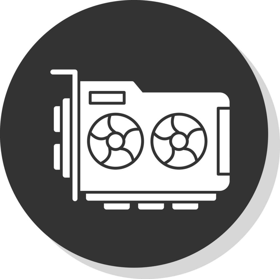 Graphic Card Vector Icon Design
