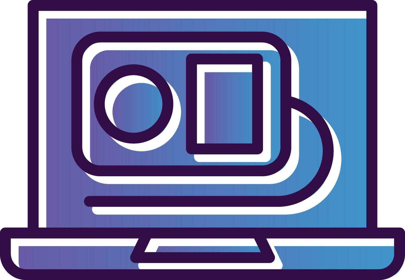 Laptop Vector Icon Design
